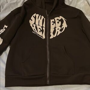 Sweetheart Black Kids Hoodie